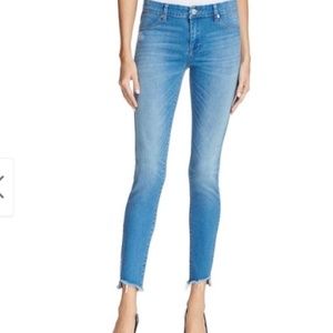 Blank NYC Spray-on Skinny Jeans - Frayed Hem